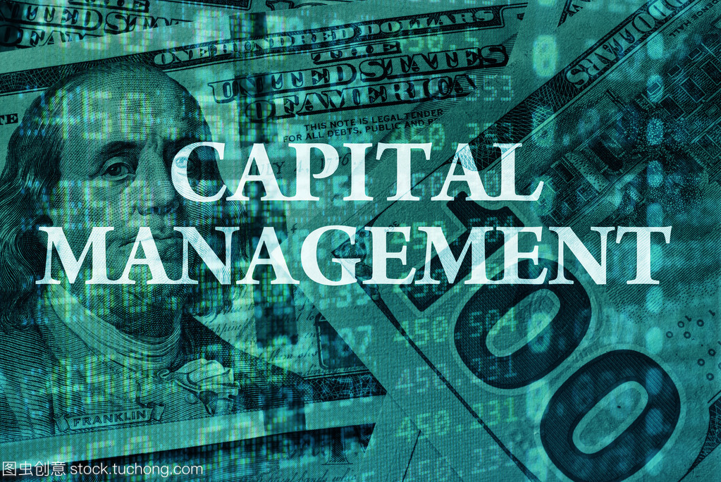 在背景上詞語資本管理與財務(wù)數(shù)據(jù)